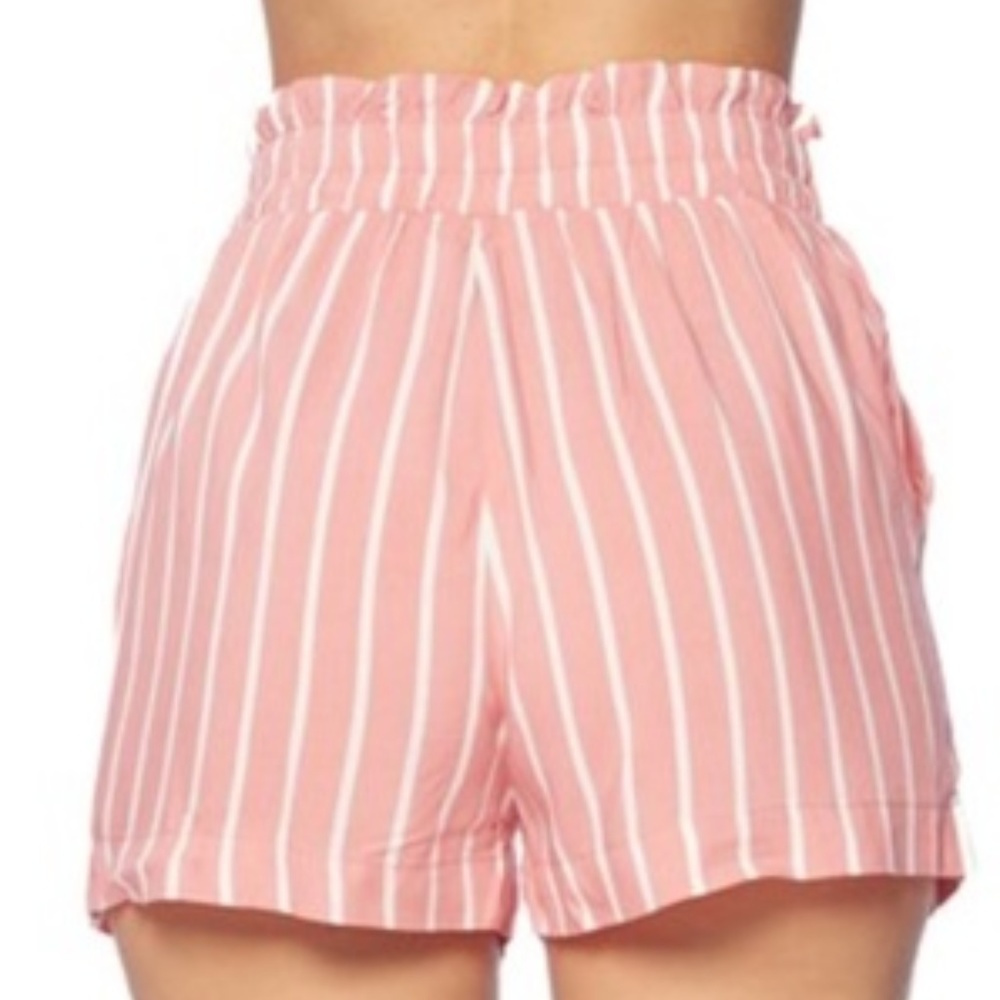 Pink Striped Shorts - Picture 2 of 2